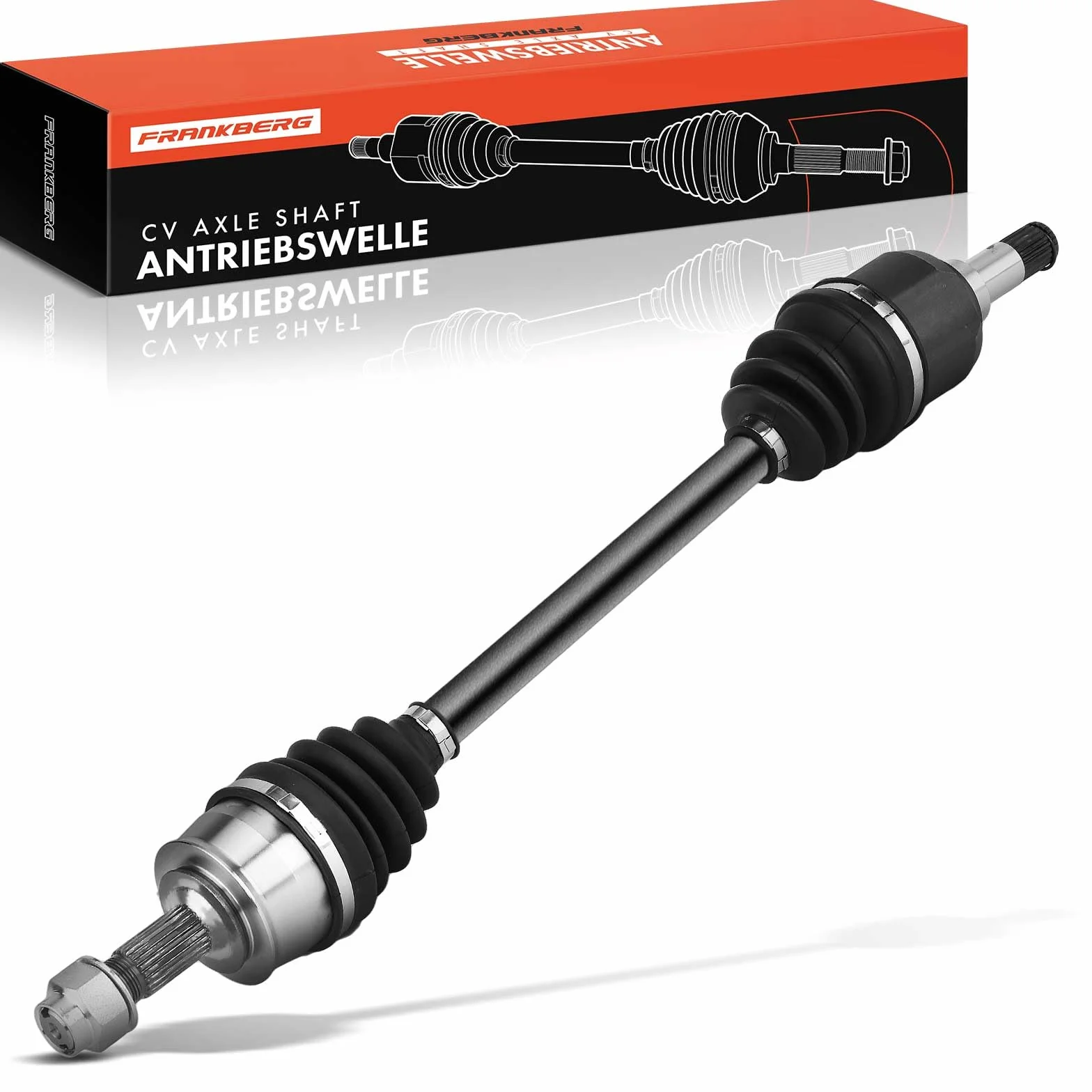 Frankberg Semiasse Albero di trasmissione Cambio manuale senza ABS Ring Asse Anteriore Sinistra Compatibile con Cono 955 Fiorino Combi/MPV 225 Grande Punto 199 Punto 199 Replace# 55700560
