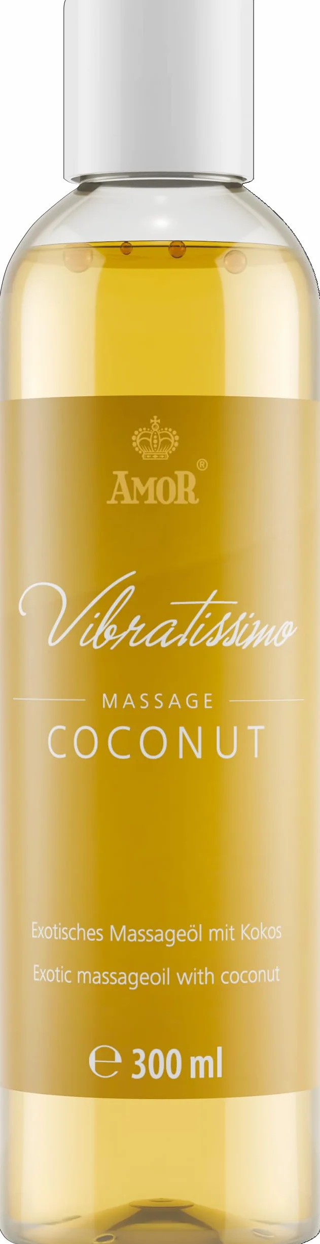 Vibratissimo Olio da massaggio Coconut 300 ml per massaggi corporei