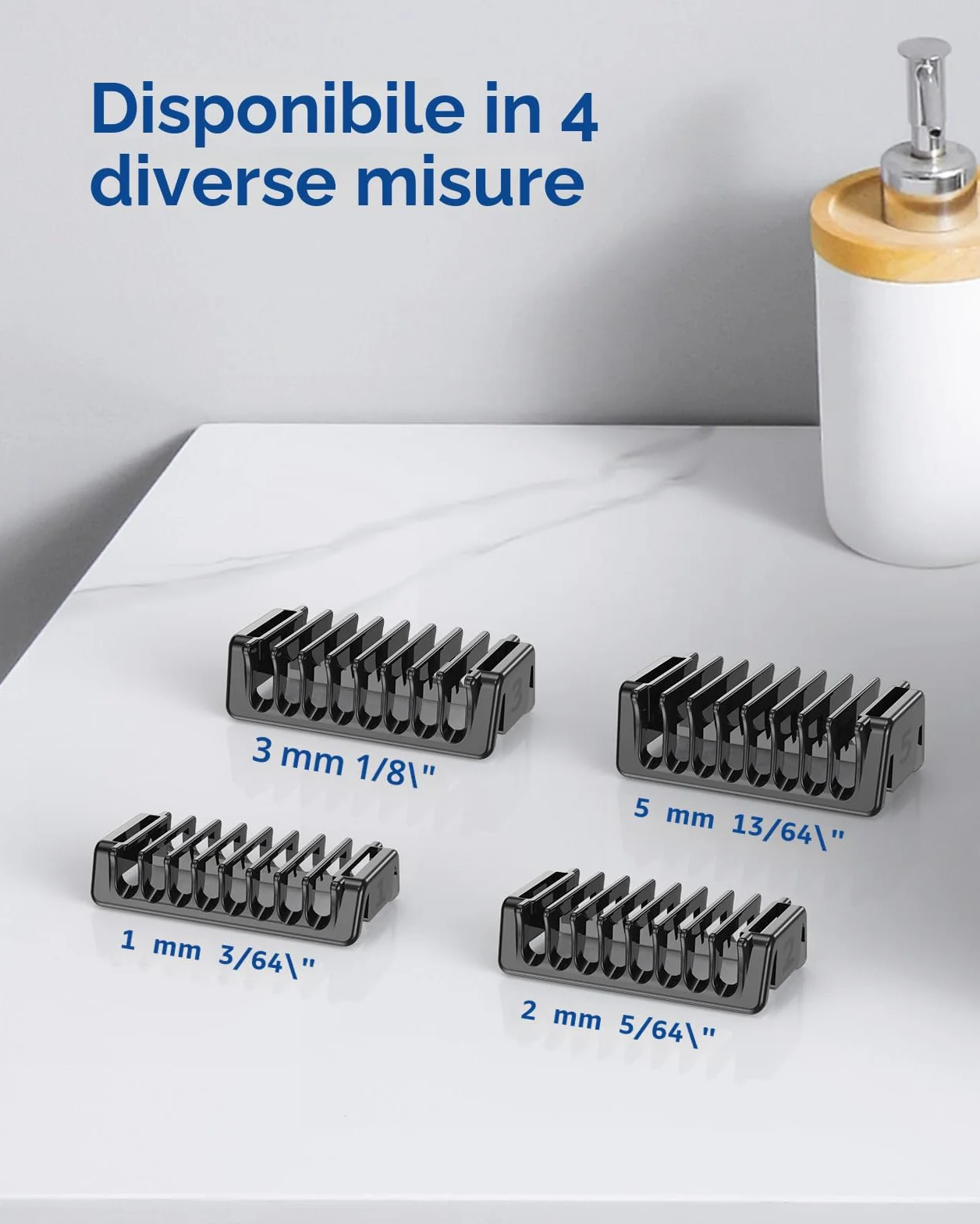 Pettini compatibili O Blade bidirezionale QP2824 QP2724 QP2520 QP2630 QP65XX 1/2/3/5mm per tosatrice