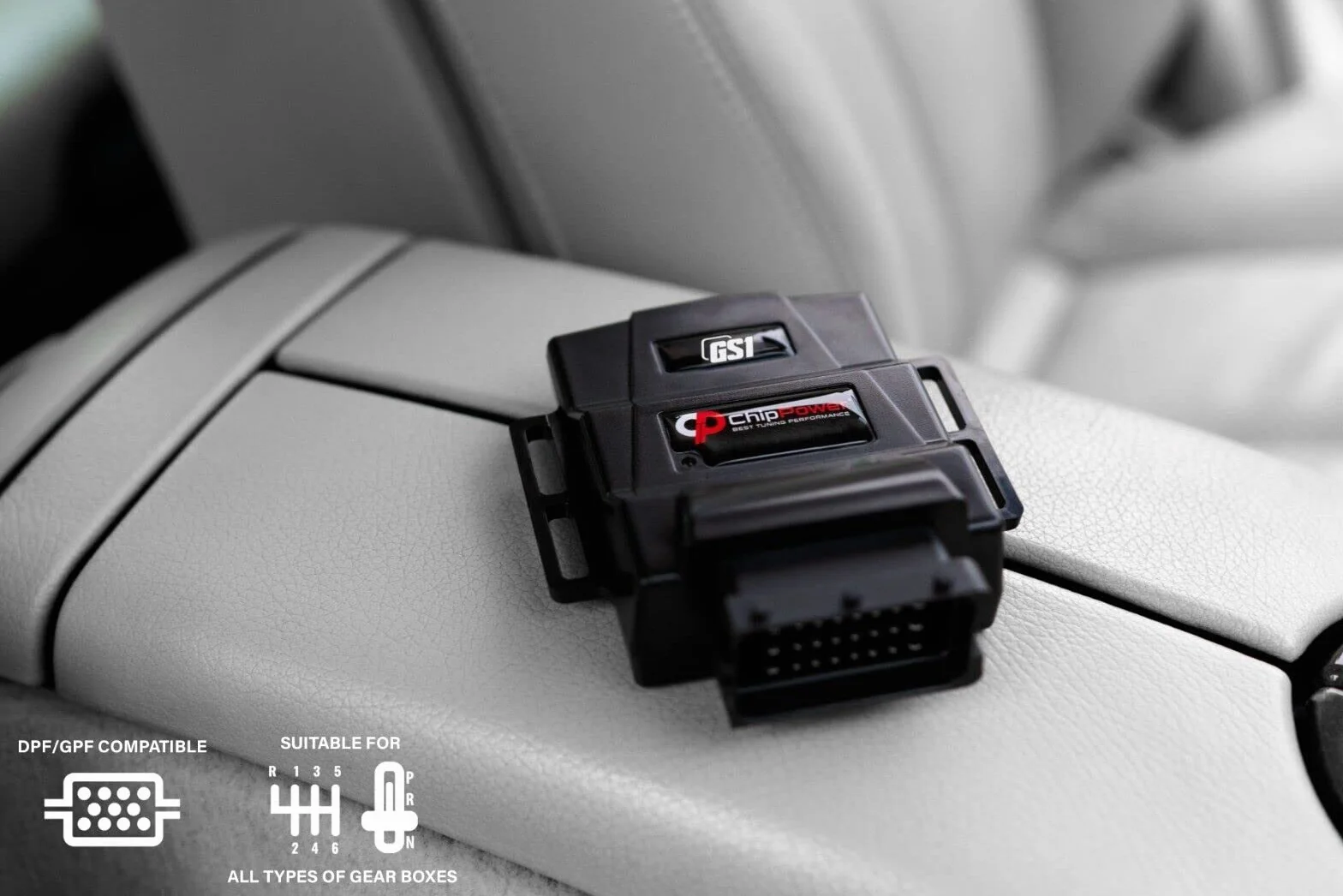 ChipPower Centralina Aggiuntiva GS1 all'auto per Fiat Seicento 1100 ie 40 kW 54 CV 1998-2010 Tuningbox Chip Tuning con Presa Individuale Più Potenza Benzin?