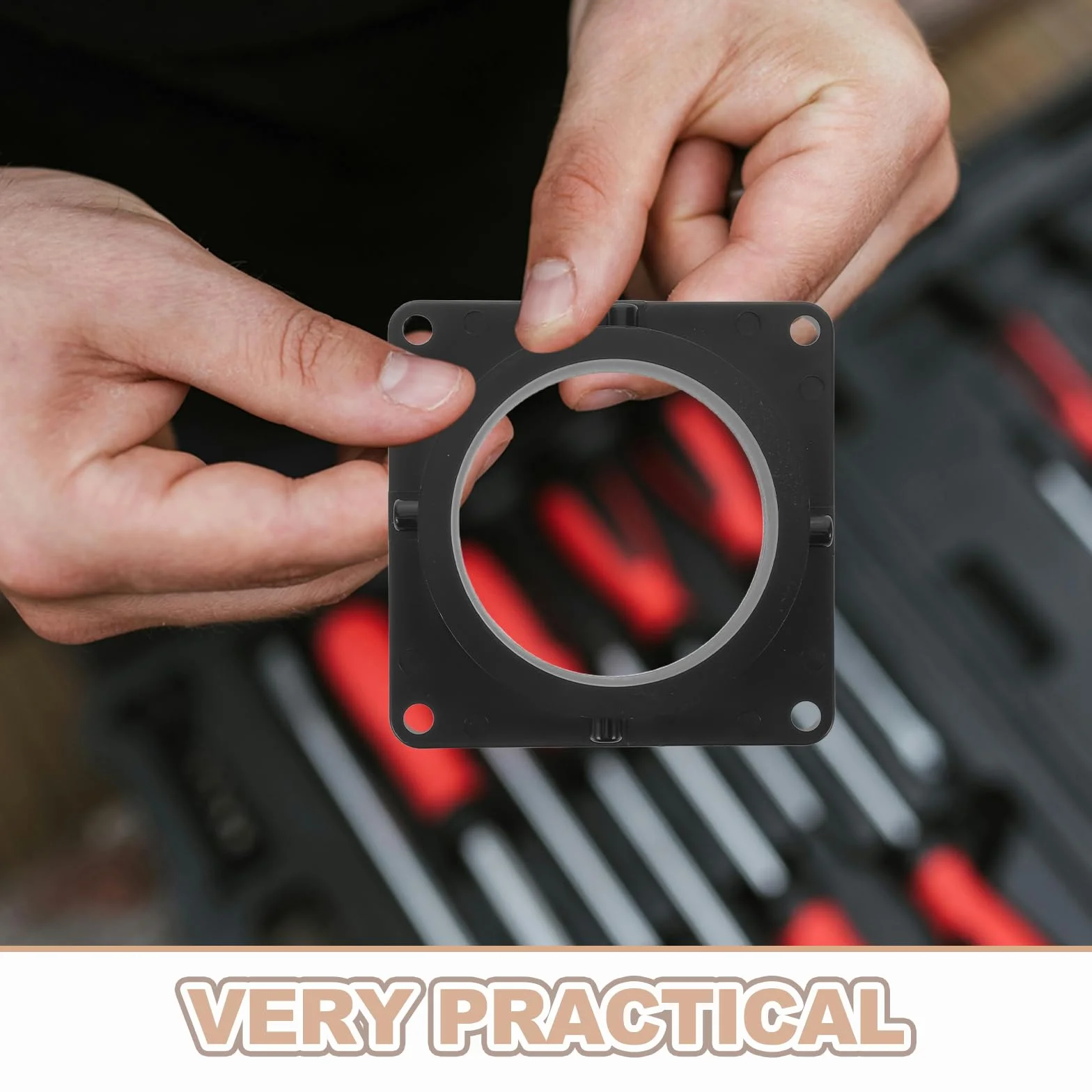 Adattatore per Scarico Fognario Camper 3 Pollici in Abs Resistente alle Intemperie, Connettore Idraulico a Baionetta per Valvola di Scarico, Accessorio per Manutenzione