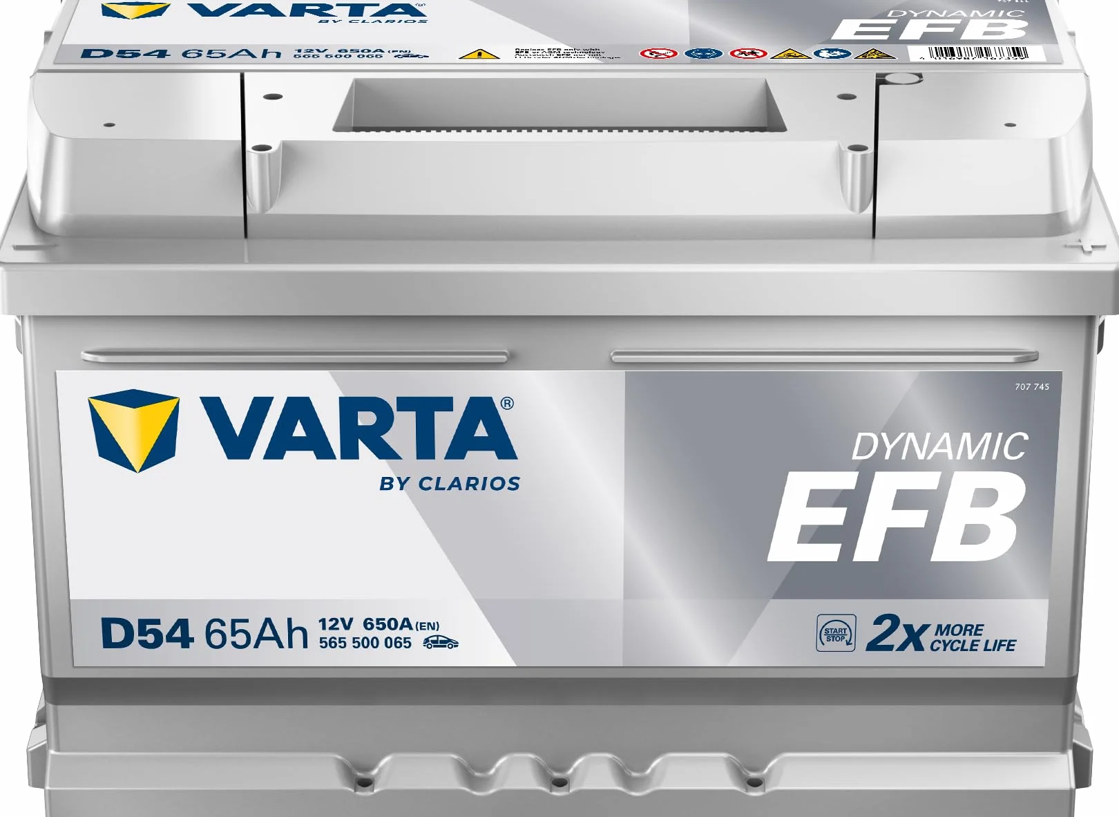 Varta Start-Stop EFB Auto Batteria 12V 65Ah Type 100