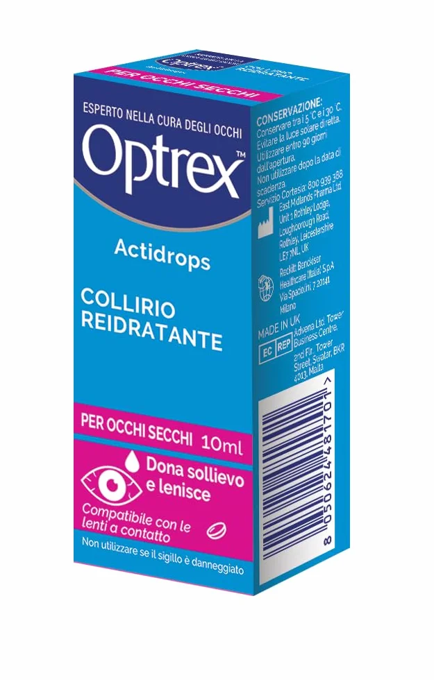 Optrex Actidrops Collirio Reidratante per occhi secchi 10ml