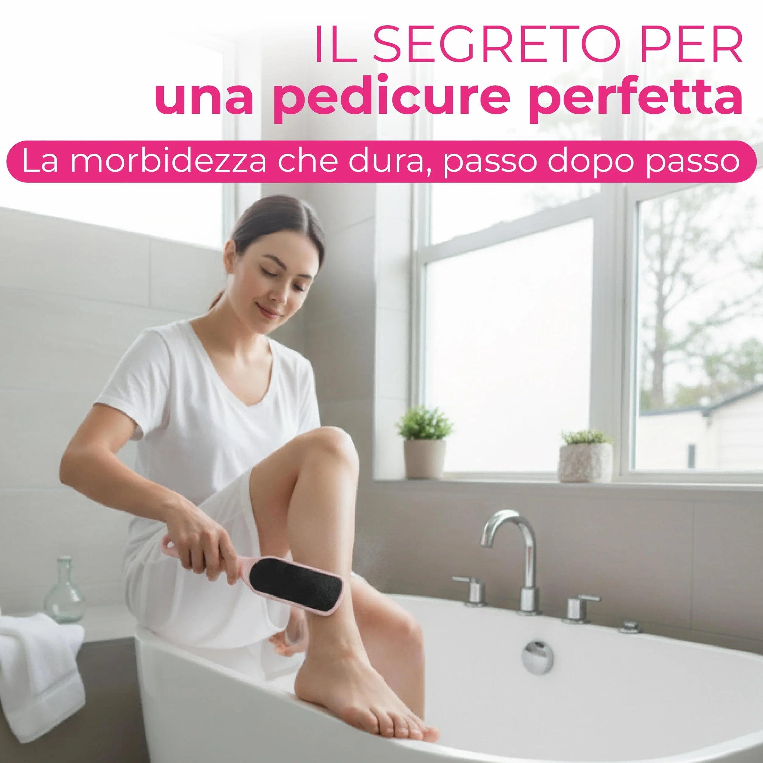Lima per Piedi Professionale Doppia Faccia 25 cm Raspa Piedi per Calli e Talloni Screpolati
