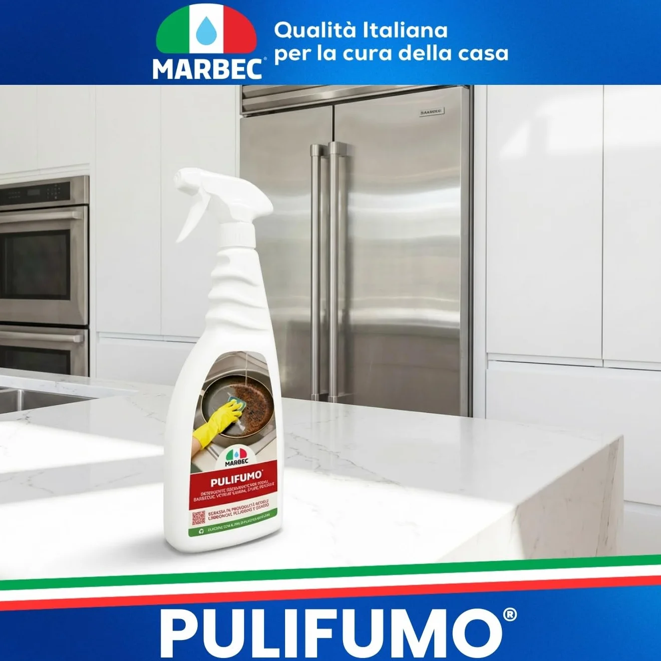 MARBEC PULI FUMO 750ML Detergente spray sgrassatore per forni, barbecue, stufe