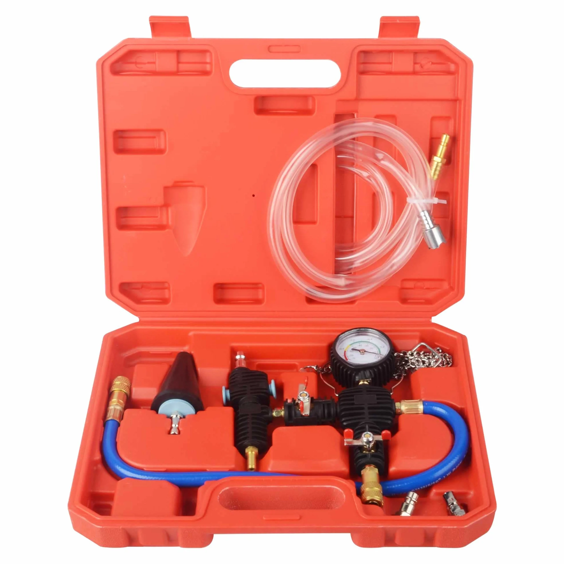 DAYUAN Set di strumenti professionali per sistema di raffreddamento del radiatore, kit di spurgo e ricarica del liquido refrigerante