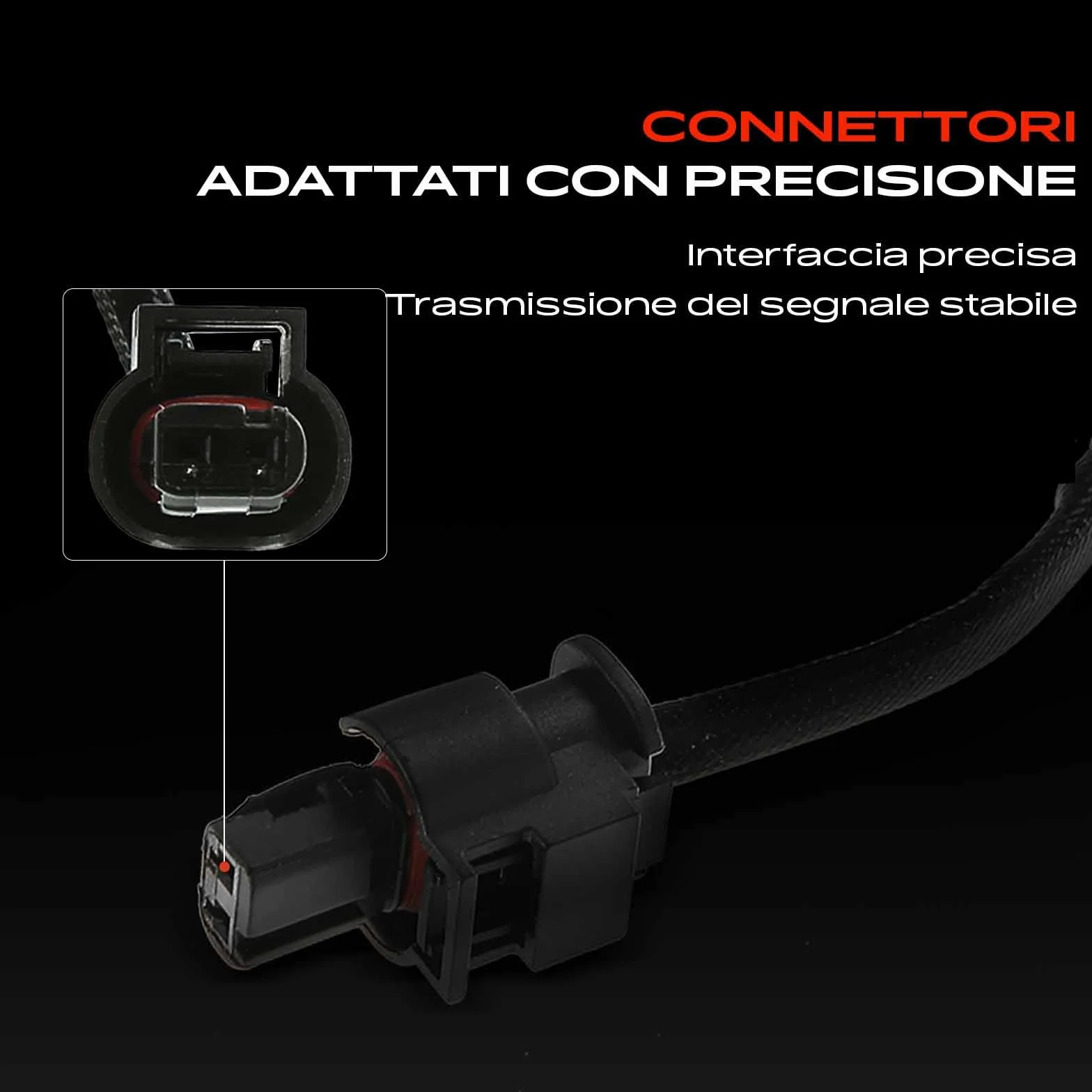 Frankberg Sensore temperatura gas di scarico Sensore gas di scarico 2-Poli Compatibile con Fortwo Coupé 451 Fortwo Cabrio 451 Replace# A0019051500,12060