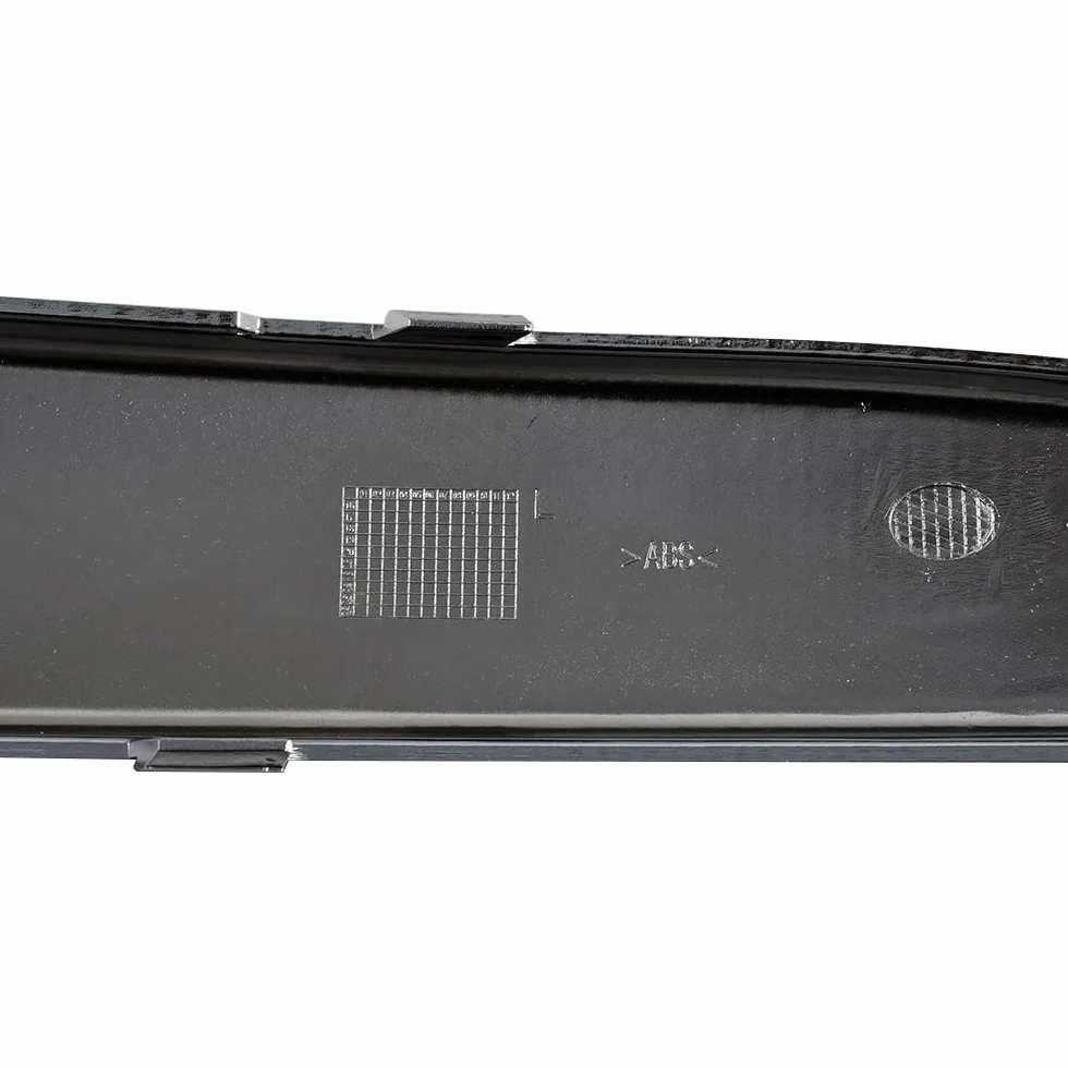 Modanatura paraurti anteriore per auto, cromata, argento, sinistra e destra, compatibile con Fiat 500 dal 2007 al 2015 735455057 735455056