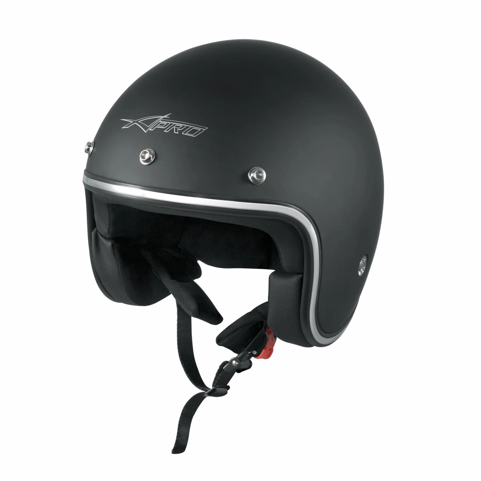 Casco Moto Jet Omologato ECE 22-06 Nero Opaco taglia S