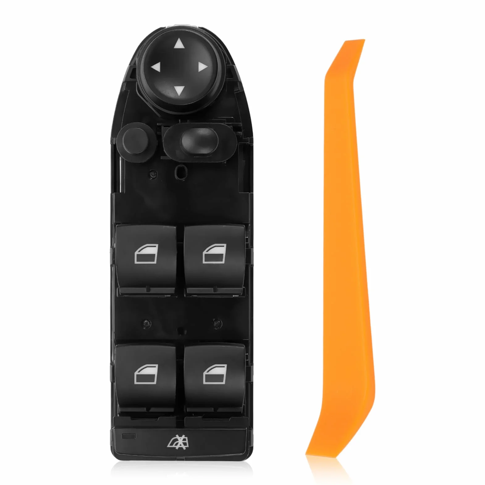 Interruttore alzacristalli anteriore sinistro per Serie 3 E90 E91 2004-2012 | 8 pulsanti | 18 pin | Compatibile con 316, 318, 320, 323, 325, 328, 330, 335 | Ricambio per 61319217333 61319132136