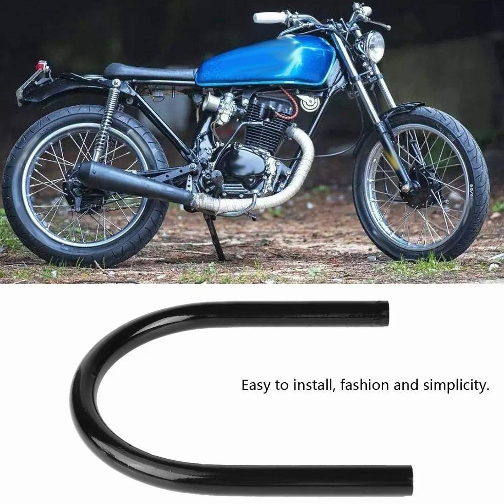 KIMISS Telaio Moto,Motociclo Sedile Posteriore Telaio Staffa di montaggio Telaio Loop Cerchio Montaggio Seggiolini Auto Accessori(230mm-L)