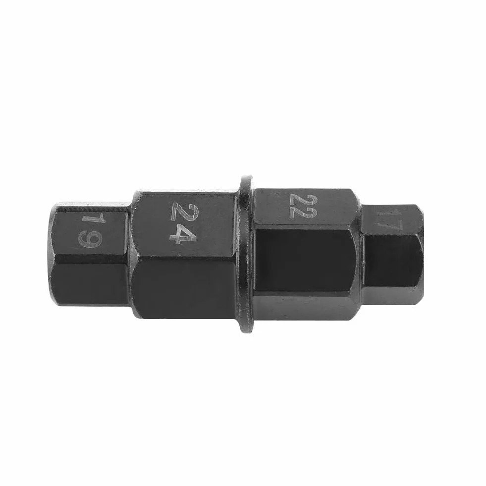 Fydun Chiave Esagonale per Ruota Moto 17mm 19mm 22mm 24mm Strumento di Rimozione ASSE Nero