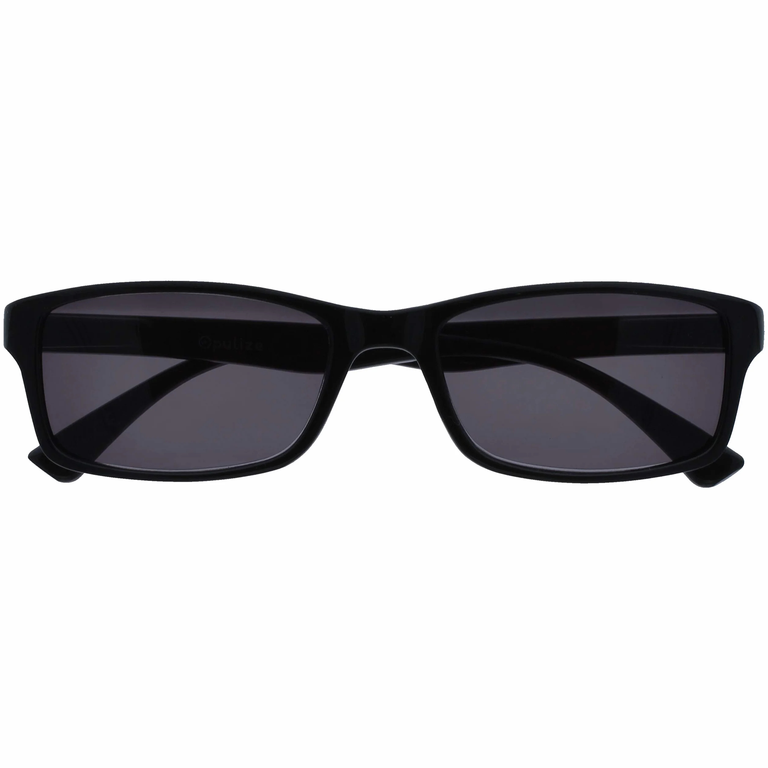 OPULIZE Nero Lettori Sole UV400 Stile Designer Uomo Donna S92-1 +1,50-50 Gr