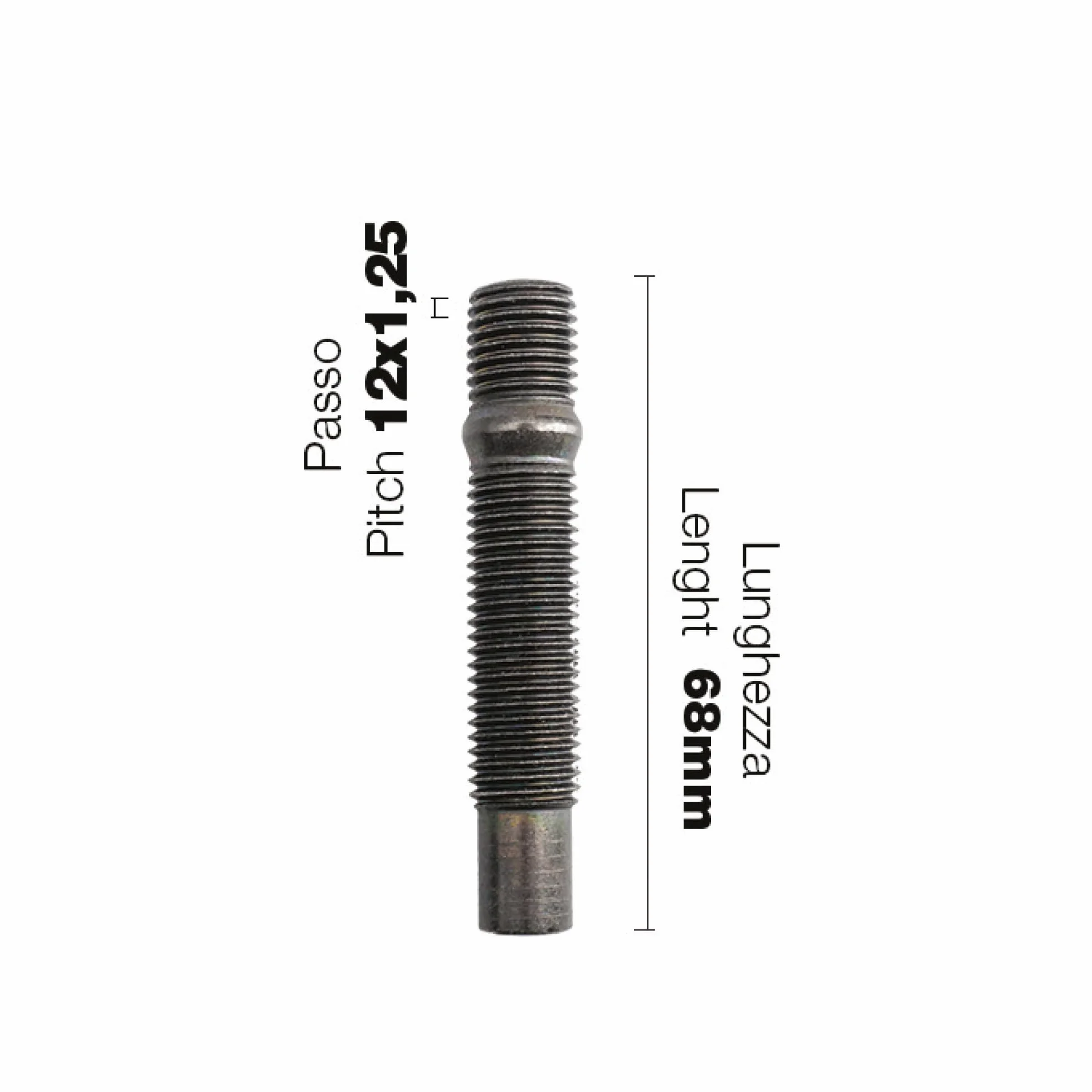 Simoni Racing CR/30-10 Kit 10 colonnette Ruota M 12x1.25 Lunghezza 68mm