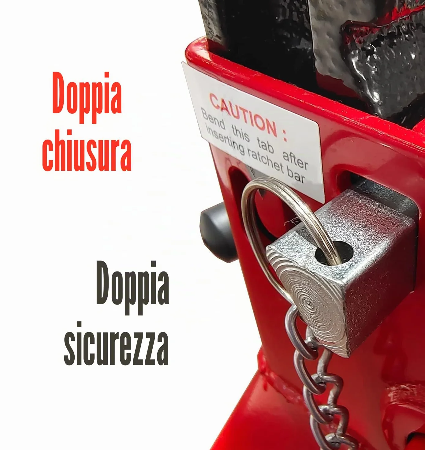 Torin Cavalletto in Acciaio T43002A 3 Tonnellate Doppio Bloccaggio Rosso 1 Paio
