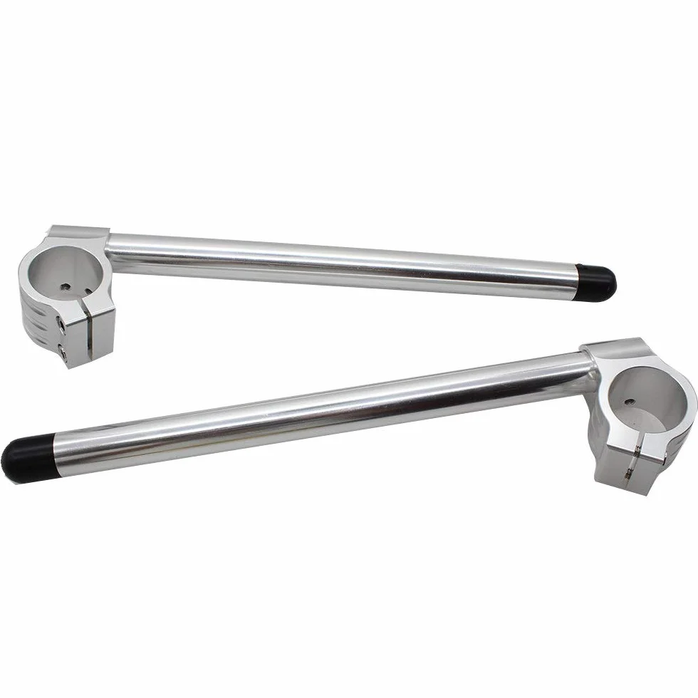 Set di manubrio semi-manubrio per motocicletta D50mm argent