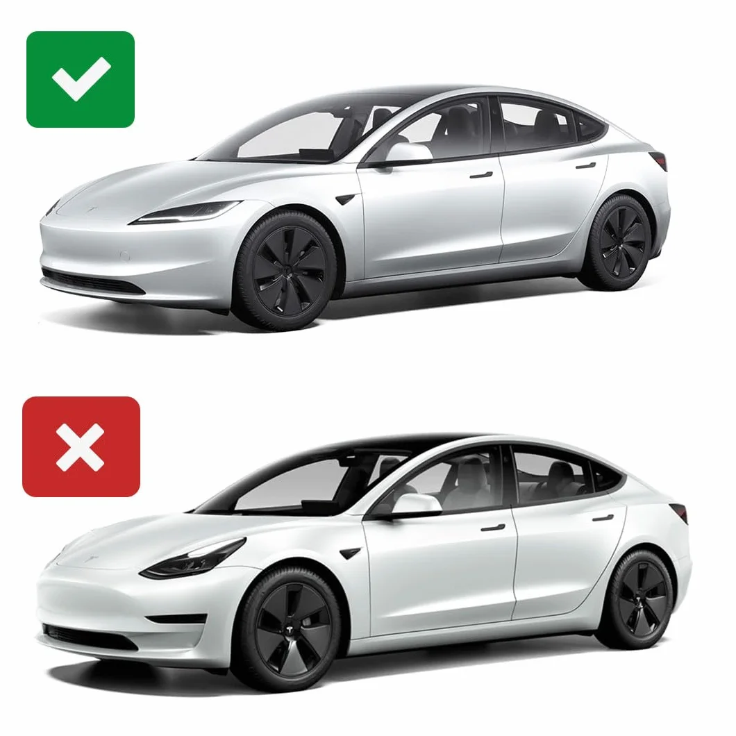 VION 2026-2024 Model 3 Tende Parasole per Tetto - Vestibilità precisa, oscuramento totale (Compatibile Solo con il Model 3 Highland 2026-2024 Prodotto in una Fabbrica in Cina)