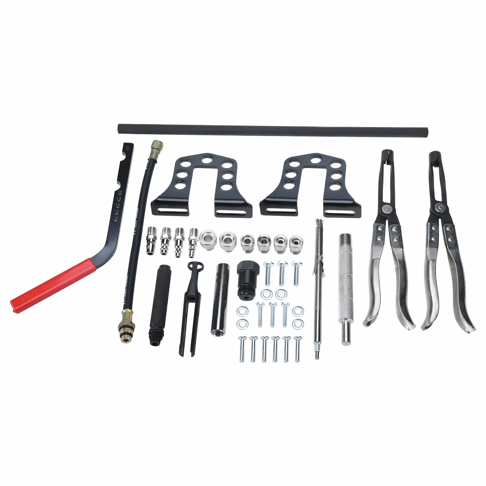 BOOMSTART Set di riparazione della testa del cilindro del compressore della molla della valvola Kit di strumenti di rimozione della molla Estrattori della guarnizione dello stelo della valvola per