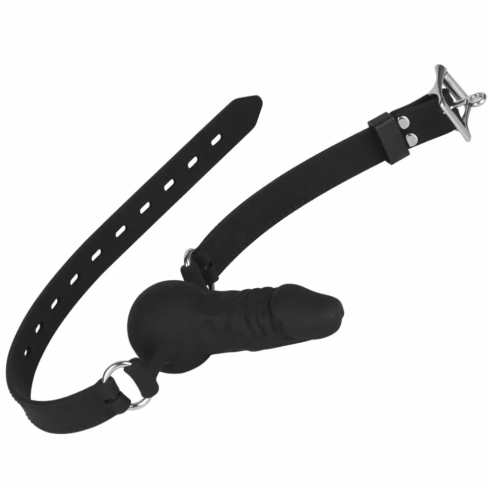 Roluck Ball Gag regolabile in silicone per BDSM Bondage erotico sex toy