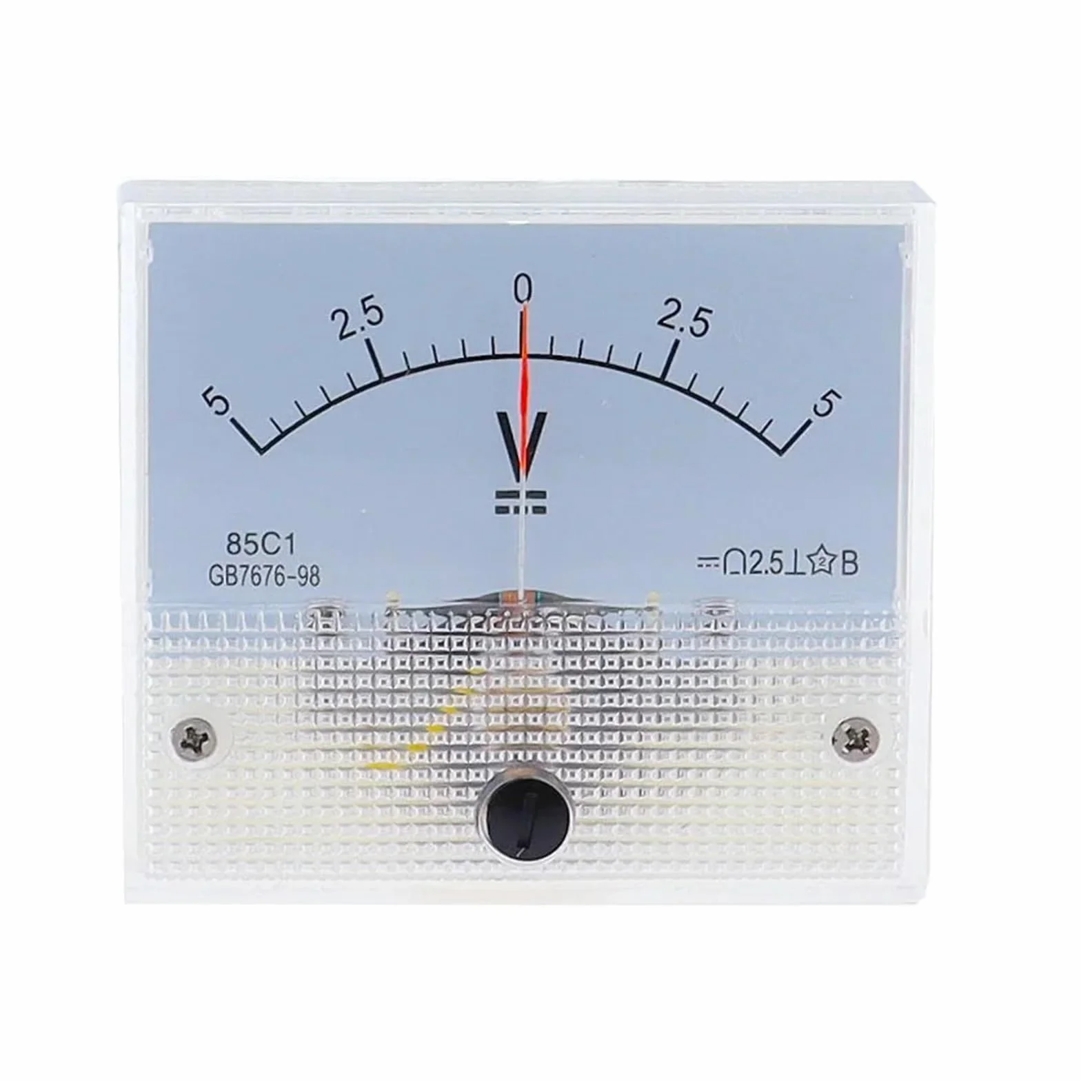 amperometro 85C1-V Voltmetro a puntatore CC positivo e negativo 5V10V15V20V30V50V100V150V250V Misuratore a puntatore bidirezionale(30V -0-30V)