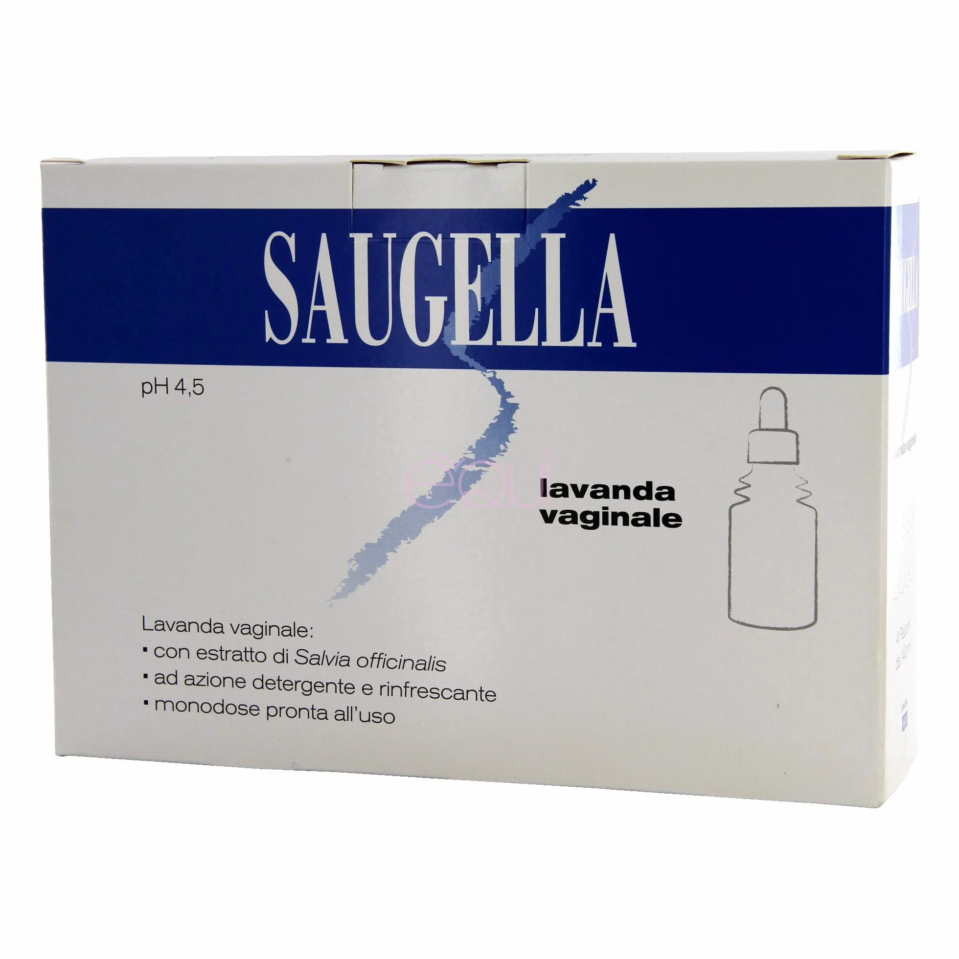 Saugella Lavanda Vaginale Detergente Rinfrescante Monodose 4x140 ml