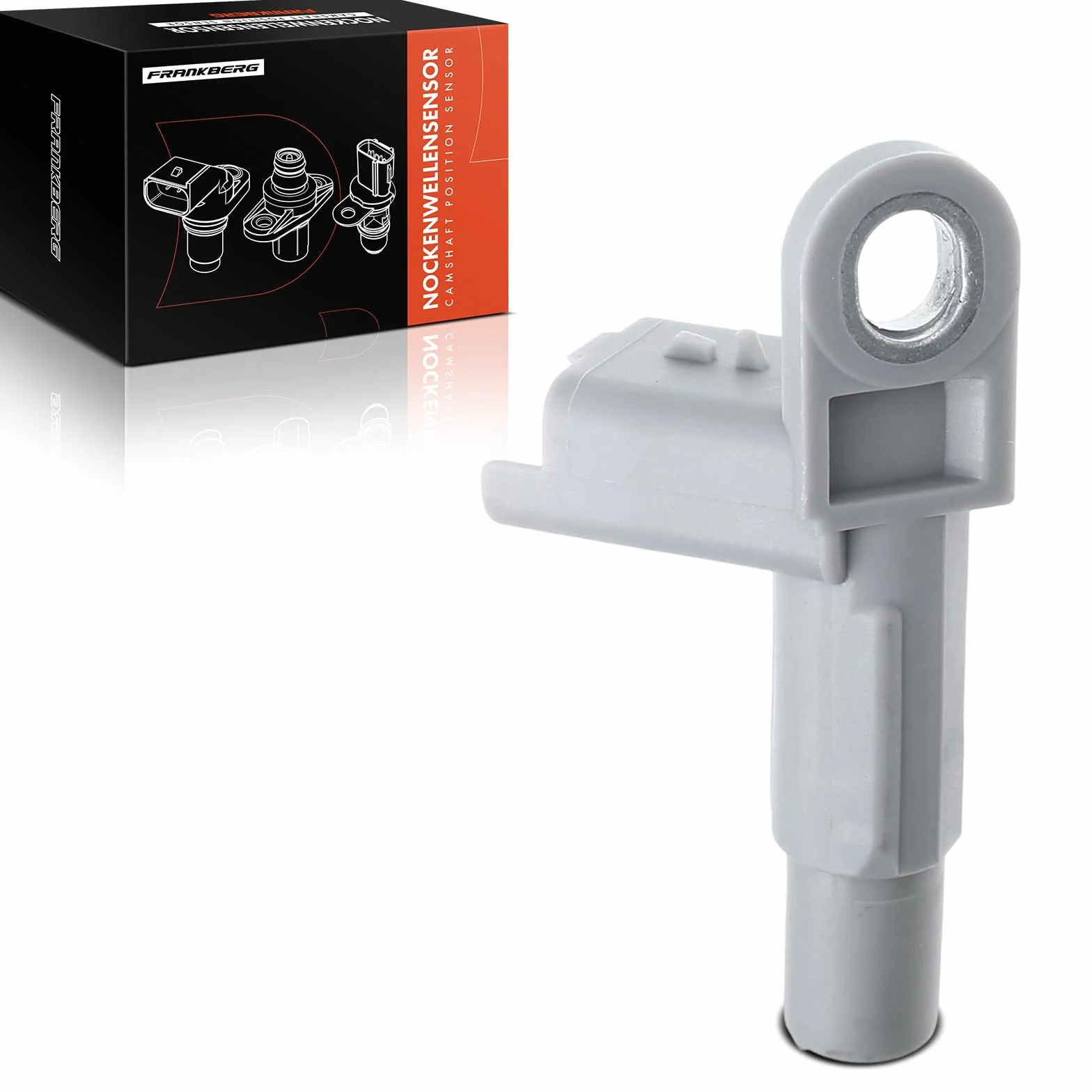 Frankberg Posizione dell'albero Motore Sensore dell'albero Motore 3-Poli Compatibile con Fiesta V JD JH Fusion JU C3 II SC 207 WA WC 206 Compatta 2A/C Replace# 9637499180