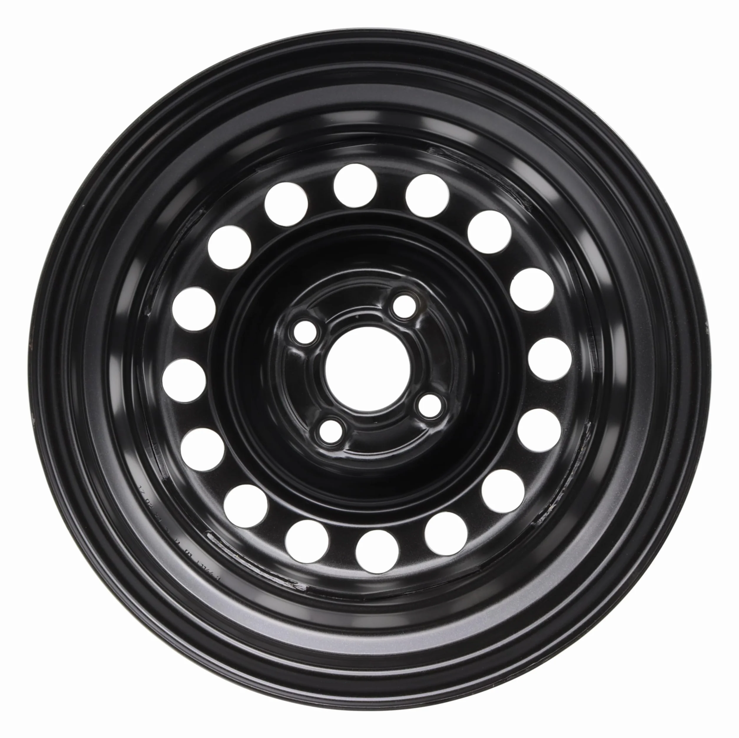 trailer parts4u - Cerchione in acciaio per rimorchio 5,5 J x 14 pollici 100x4, ET30, portata 700 kg, ML 57, per roulotte, caravan, rimorchio, campeggio, con valvola (singolo)