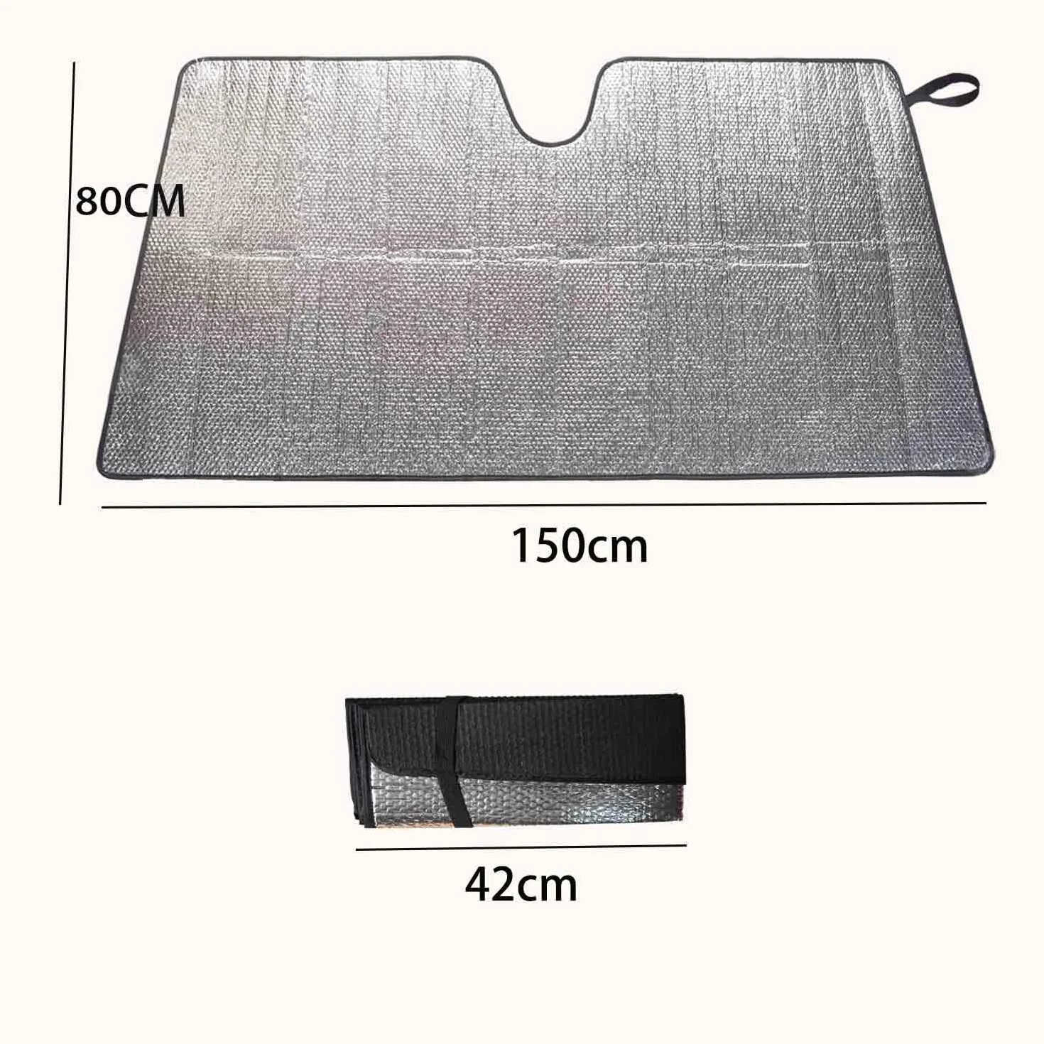 Parasole Auto 150x80cm Parabrezza Interno Pieghevole Riflettente Protezione UV