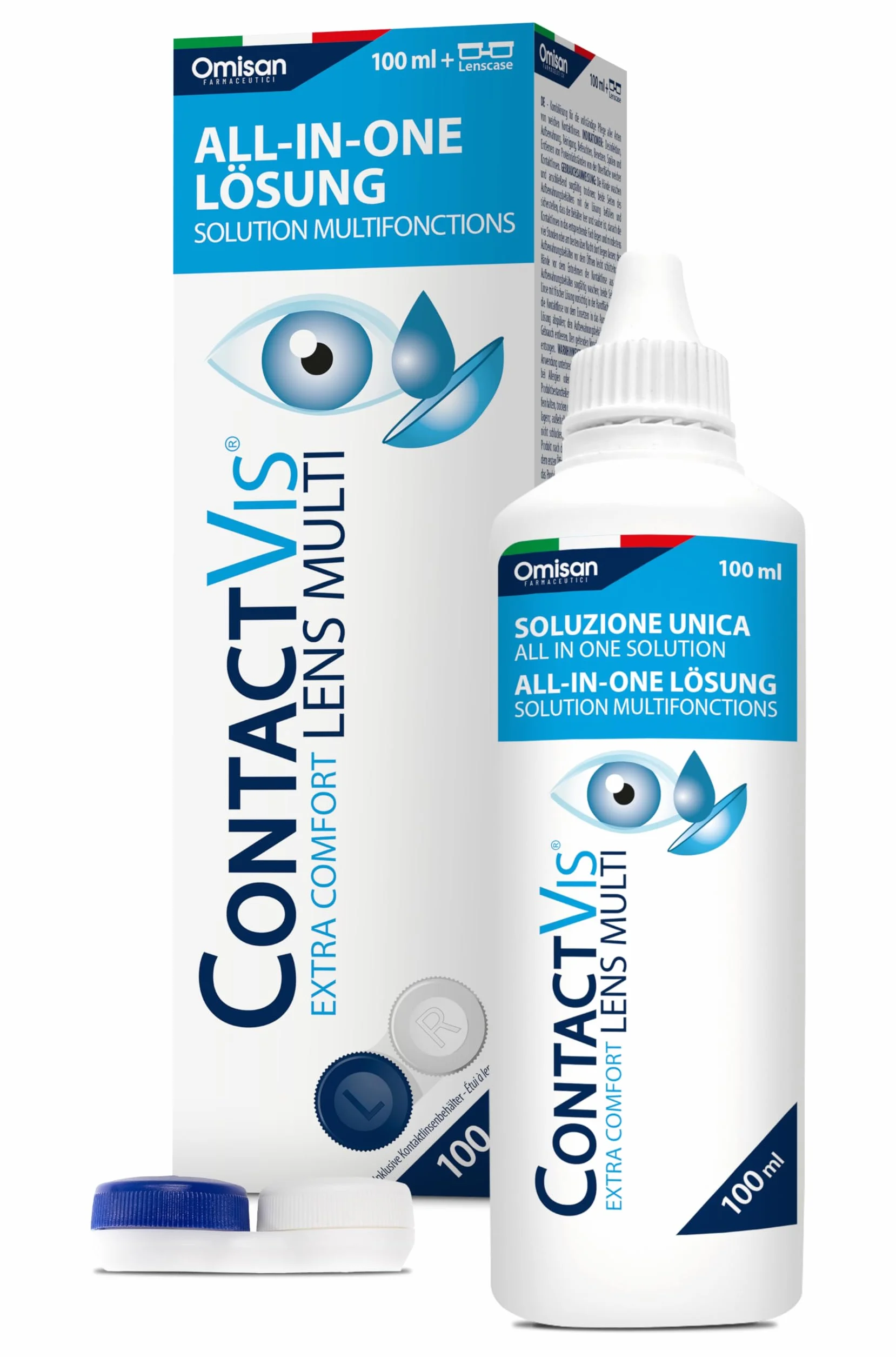 Soluzione Unica per Lenti a Contatto 100 ml Travel Pack Portalenti