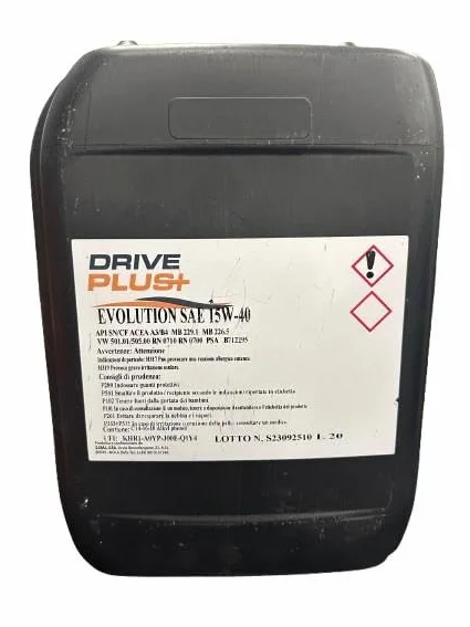 Olio Motore Drive+ 15W-40 A3/B4 API SM/SL/CF/CF-4 20 Litri