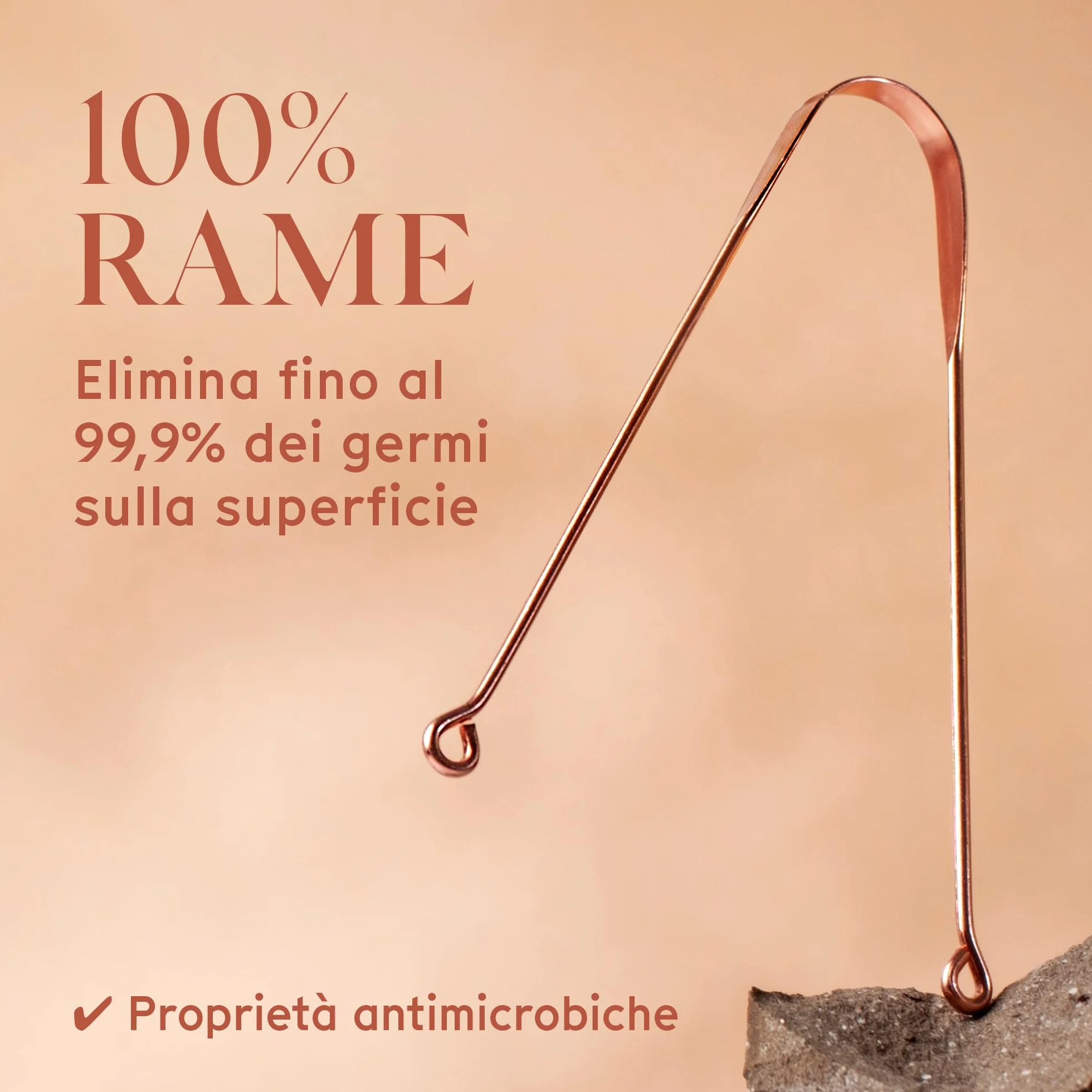 Arista Pulisci Lingua Nettalingua Rame Raschietto Lingua Igiene Orale Alito Cattivo