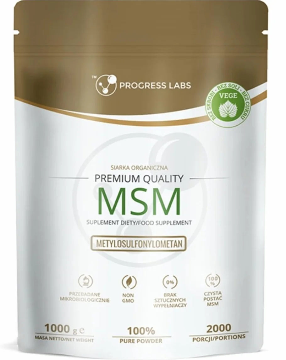 MSM Metilsulfonilmetano Polvere Puro 1000g