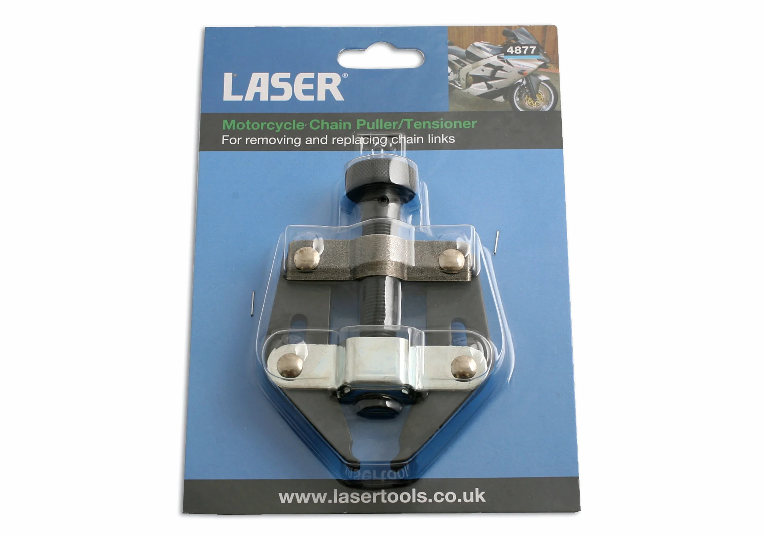 Laser 4877 Motorcycle Chain Puller