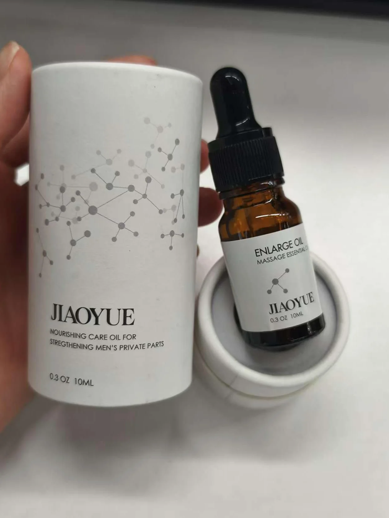 Olio da massaggio per uomo lozione cura parti intime maschili 10 ml