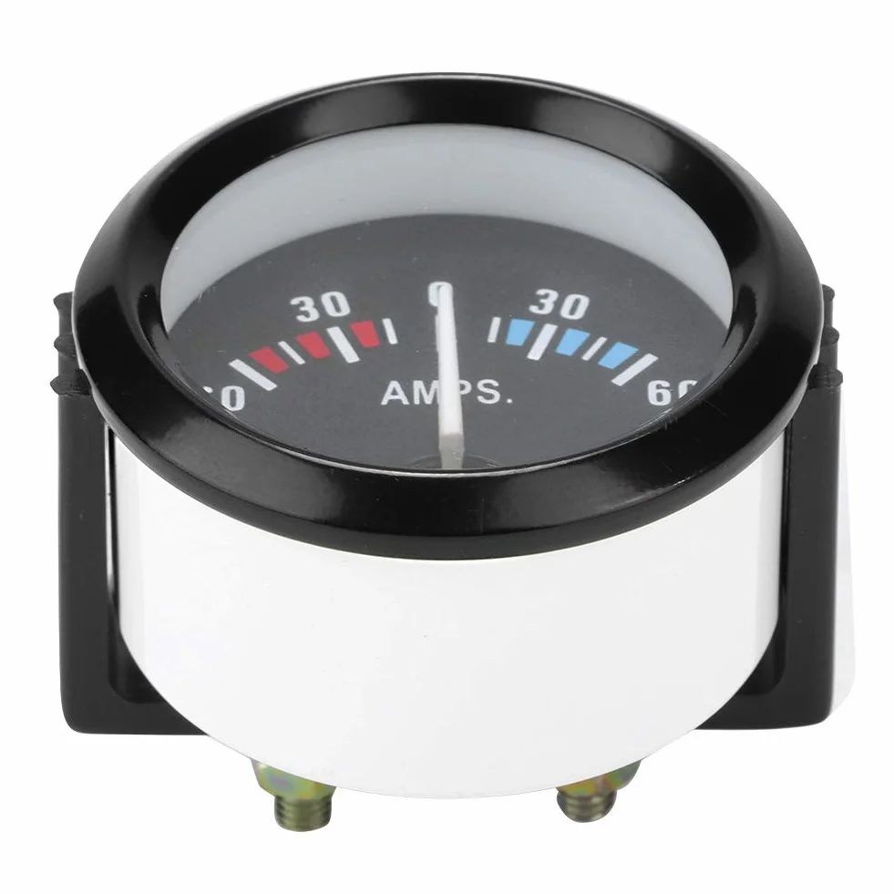 Amp Meter 12V, Amp Meter 12V, Altri Strumenti 12V 60-0-60 Amp Ampere Meter Amperometro Calibro Universale 52M 2In Universale Per Veicolo