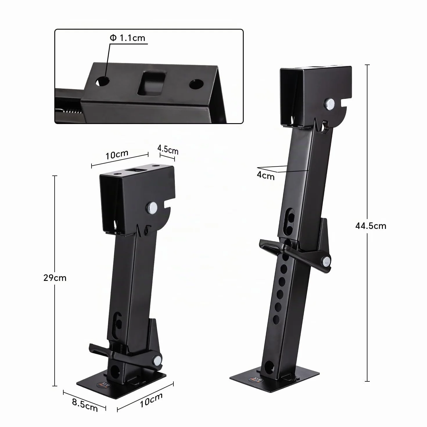 KATSU Martinetti Stabilizzatori per Camper Telescopici Pieghevoli 11-1/2" a 18", 1000 lbs