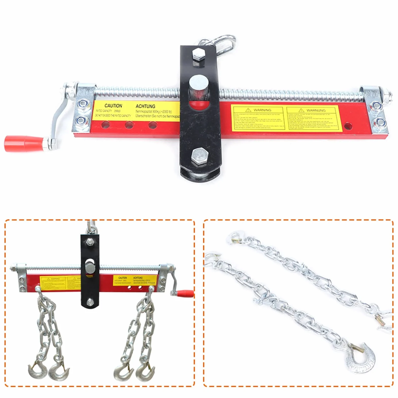 Ponte Motore, bilanciatore per Gru da Officina, 900 kg Bilanciatore Positioner, Gru a Motore della Gru dell'officina, Gru di Sollevamento Traverse Crane