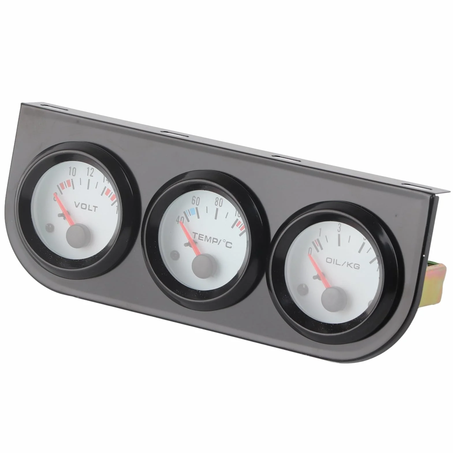 Kit Universale a Triplo Manometro per Auto, KIMISS, Strumento Multifunzione per Pressione Dell'Olio, Strumento KIMISS, Temperatura Dell'acqua, Volt, Misuratore di Pressione Olio
