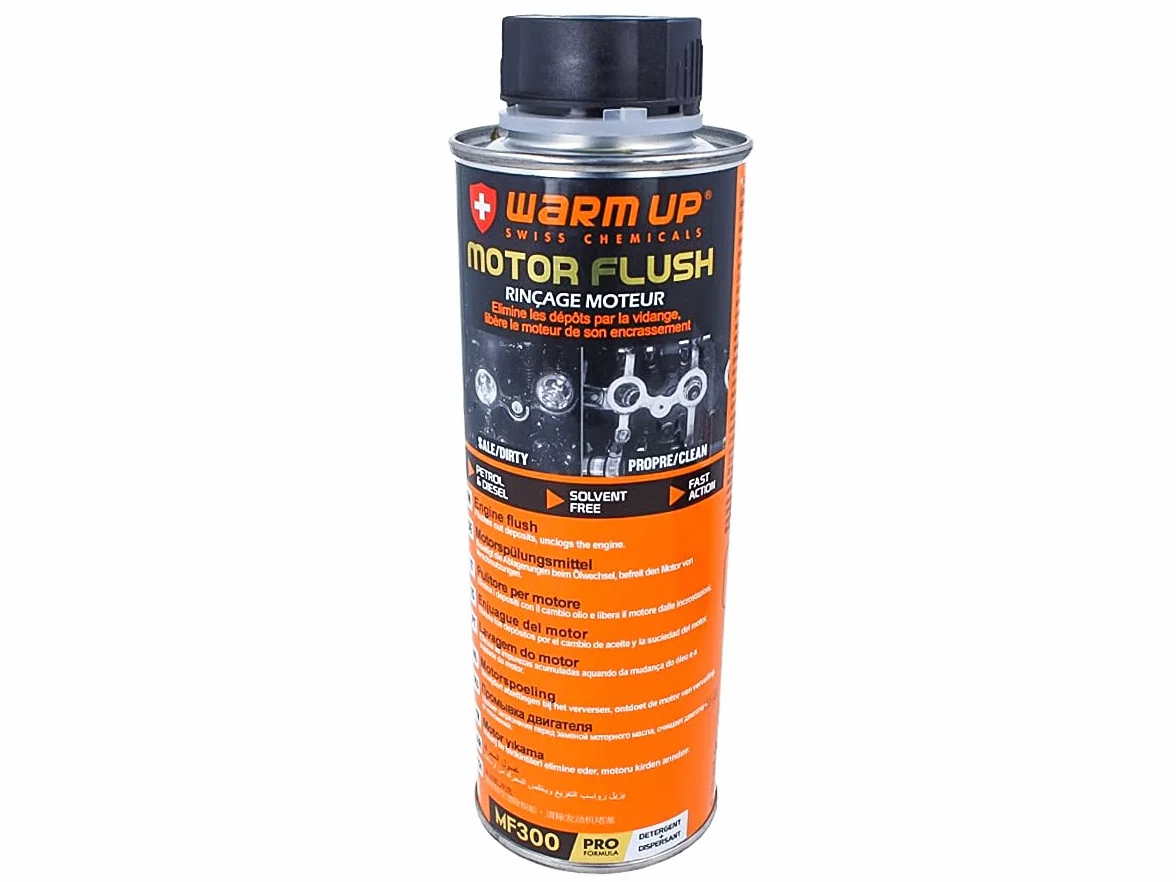 WARM UP Motor Flush MF250 250ml Disincrostante Pulitore Olio Motore