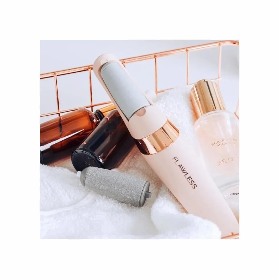 Finishing Touch Flawless Pedi Pedicure Elettrico Ricaricabile Rimuovi Calli Pelle Secca