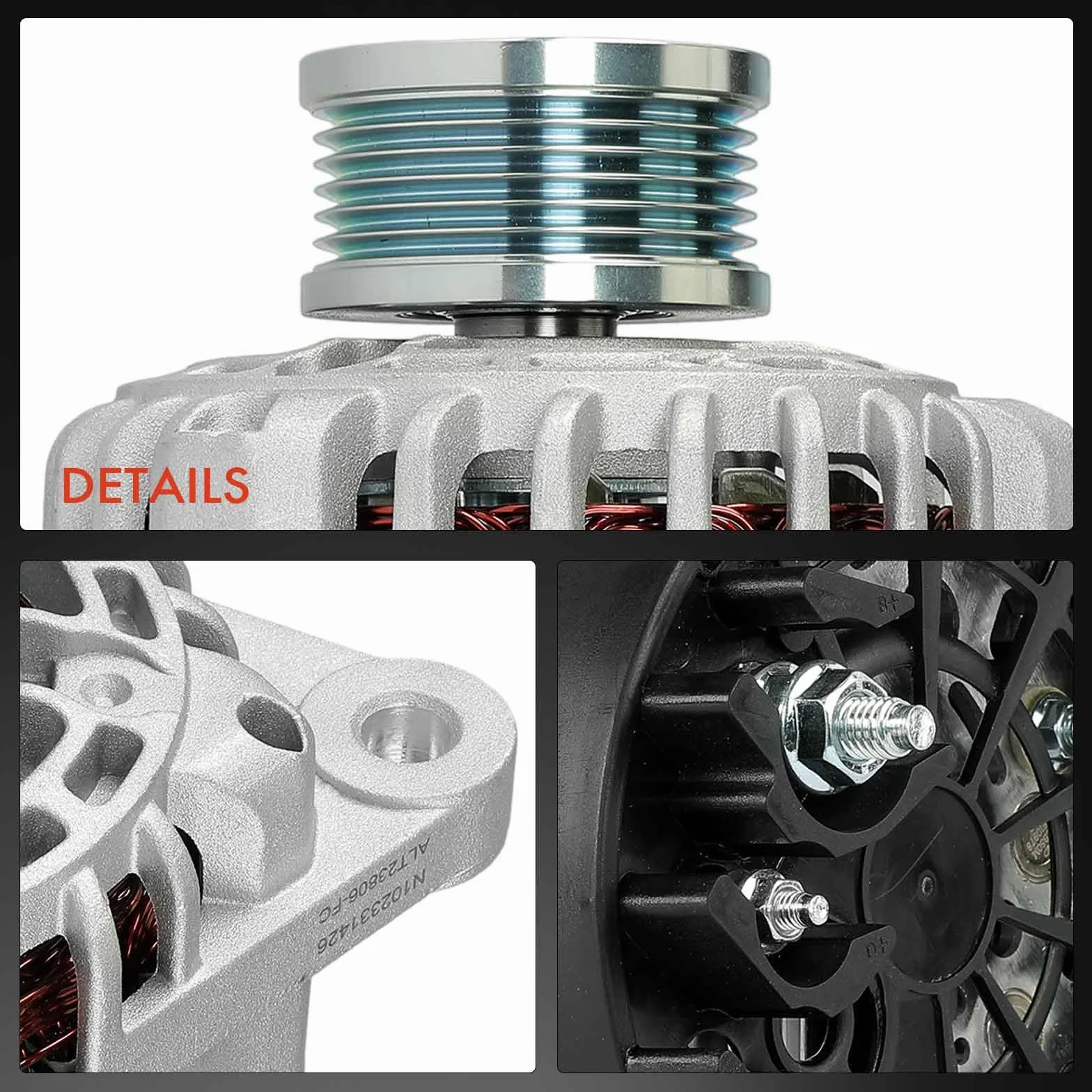 Frankberg Generatore Alternatore Diesel Compatibile con Astra H CaR.A.Van A04 1.9L Signum Z03 1.9L Vectra C CaR.A.Van Z02 1.9L Zafira/Zafira Family B A05 1.9L Astra H Twintop A04 1.9L Replace# 23806