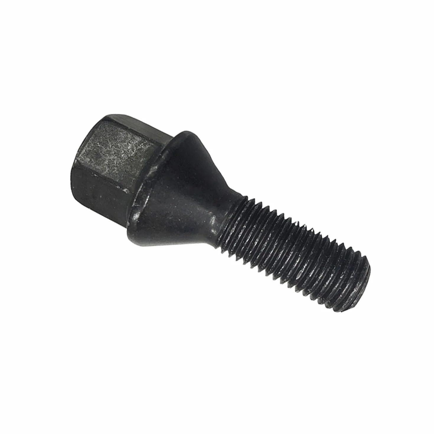 Bulloni per ruota M14 x 1,25 30 mm con testa conica nero