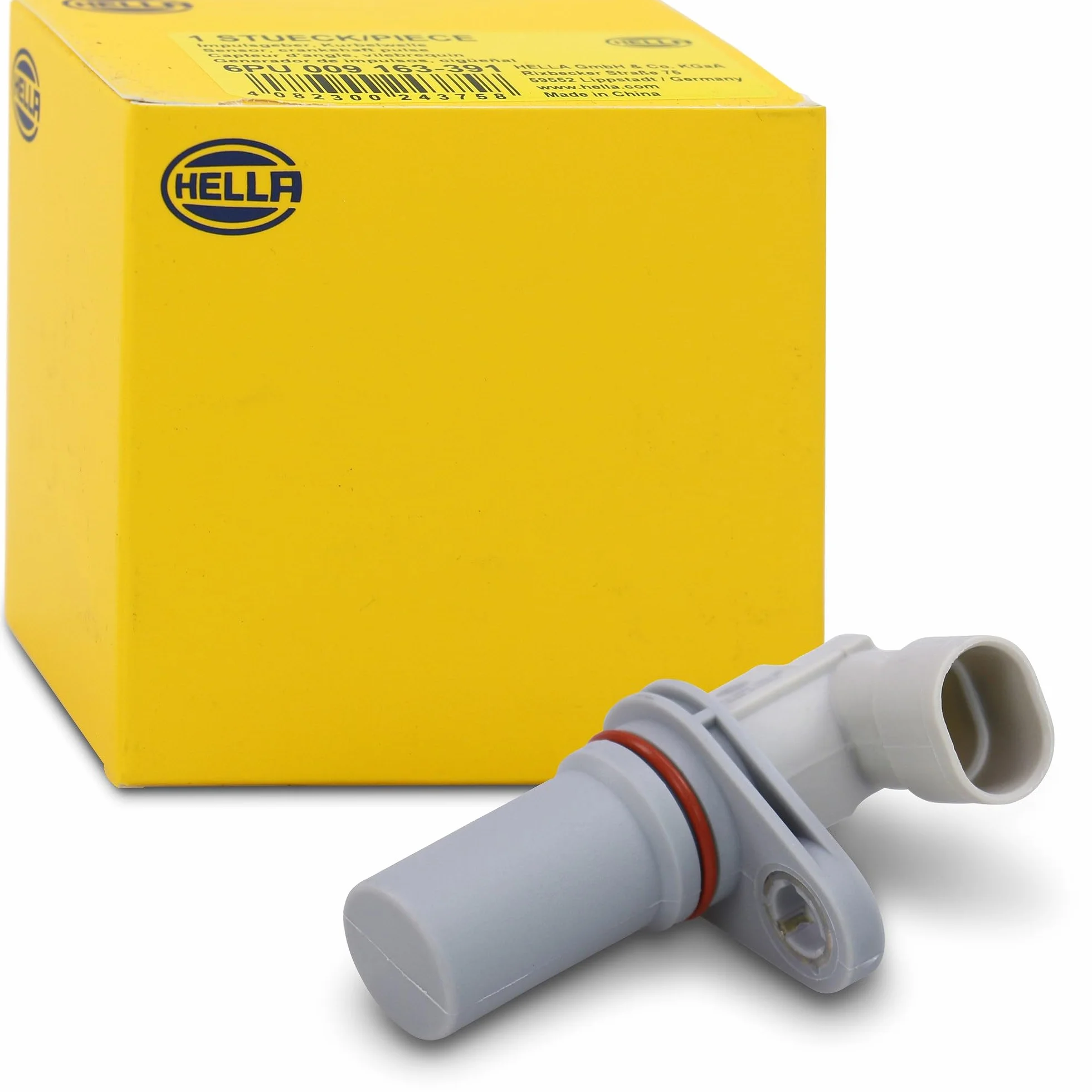 HELLA 6PU 009 163-391 Generatore di impulsi, Albero a gomiti - 12V - 2a... poli - lato disco del volano