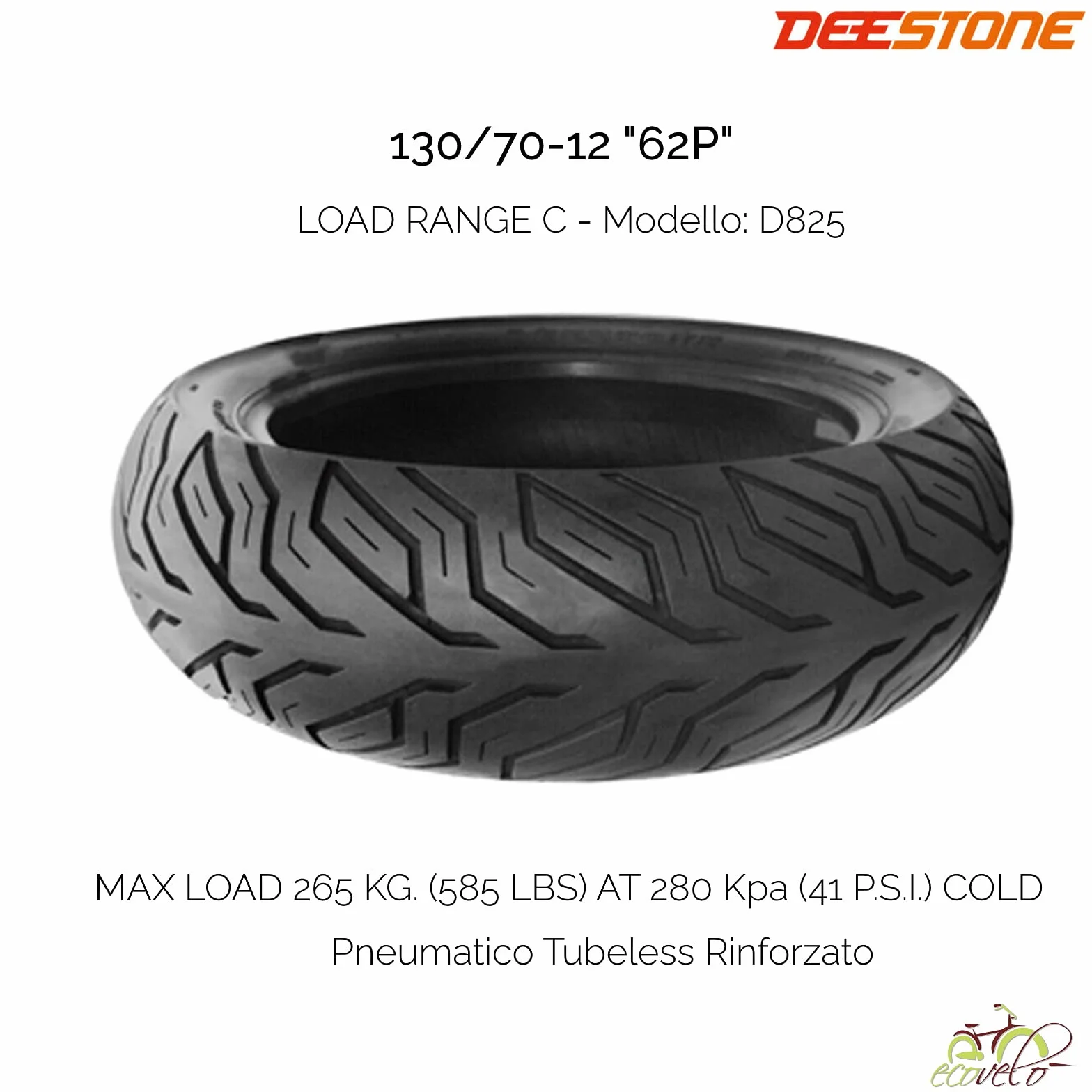 COPERTONE POSTERIORE 130/70-12 62P COMPATIBILE CON VESPA GT, GILERA RUNNER, MBK OVETTO 50, ROCKET 125