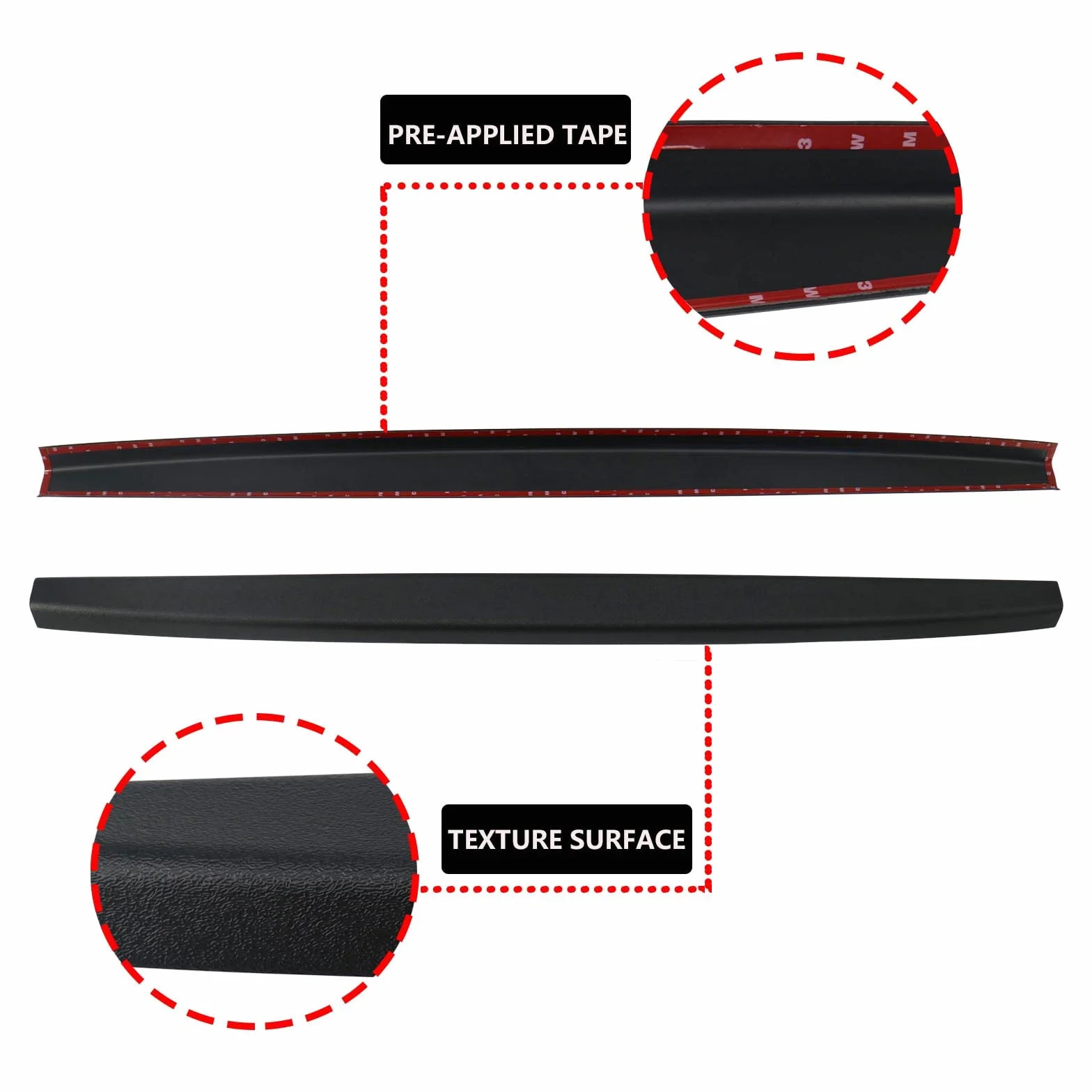 Protezione Bordo Portellone Toyota Hilux 2016-2020 2021-2026 Copertura Cassone LLDPE 3.5mm Anti-Urto Nero Opaco