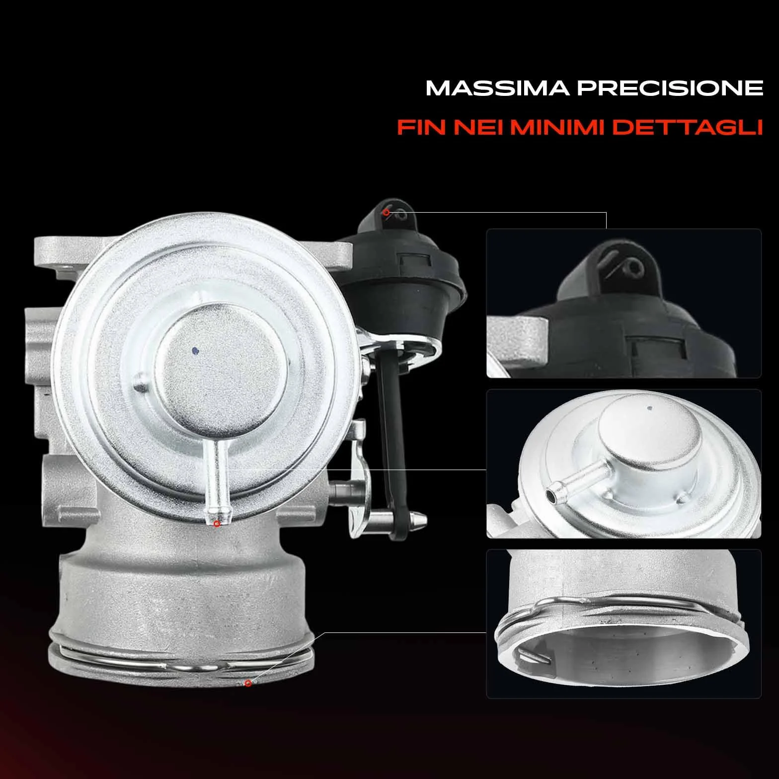 Frankberg Valvola EGR Diesel Compatibile con A4 Avant 8E5 1.9L Galaxy WGR 1.9L S.h.a.r.a.n 7M6 7M8 7M9 1.9L A4 8E2 1.9L A.l.h.a.m.b.r.a 7V8 7V9 1.9L Replace# 038131501J