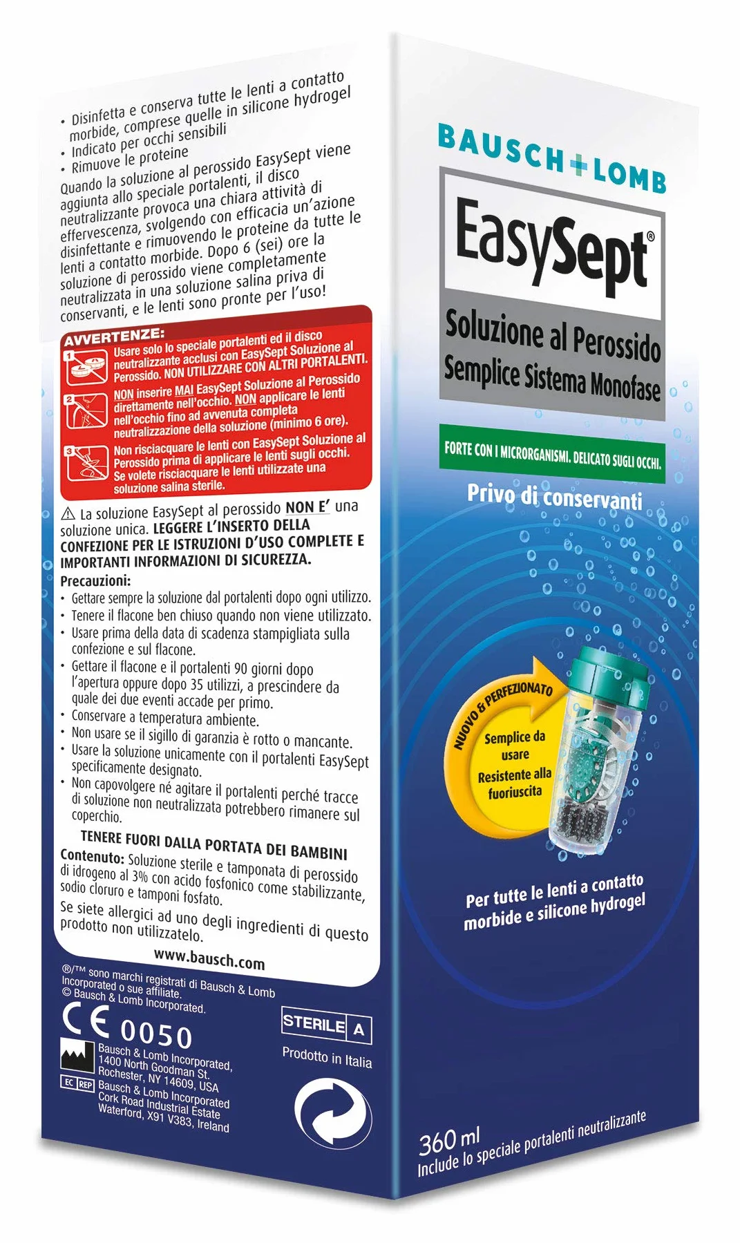 Easysept Soluzione per Lenti a Contatto 360ml
