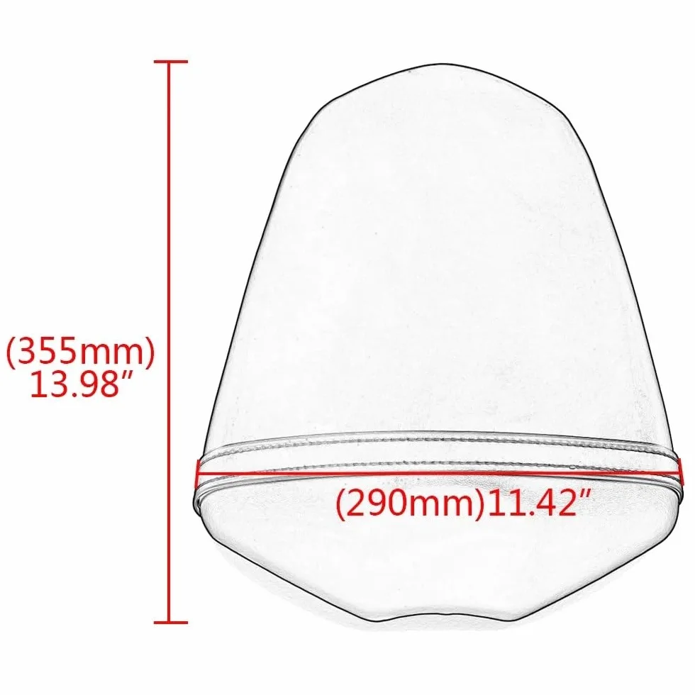 Sella Passeggero Posteriore Nera Per Yamaha FZ1 FZ-1 Per Fazer 2006-2016 Cuscino del sedile