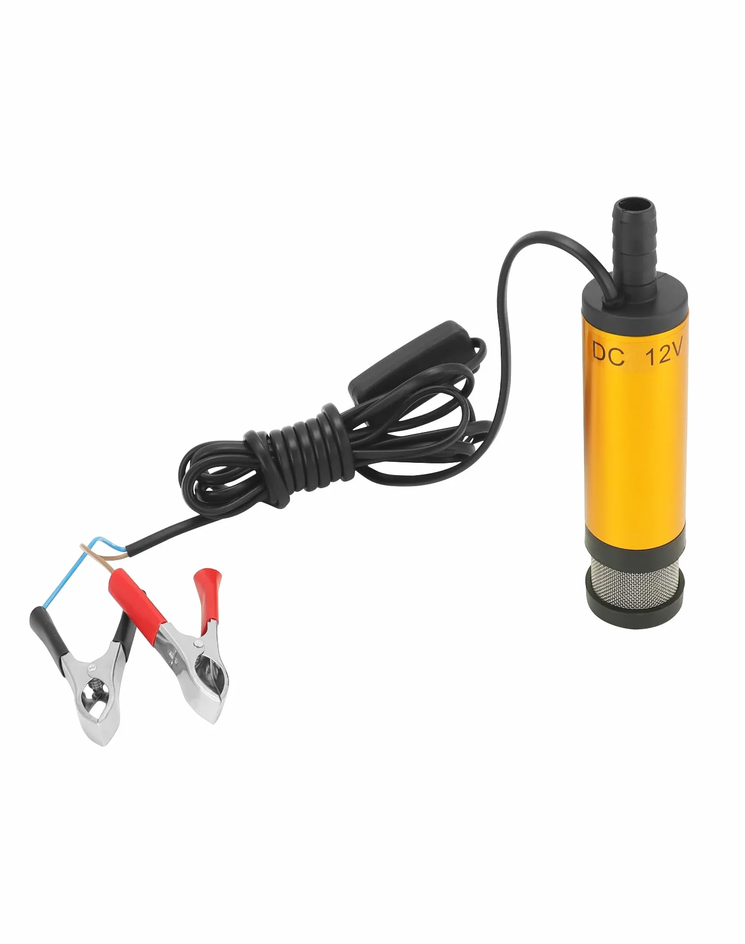 Pompa acqua 12V 38MM acciaio inossidabile cavo 3M per diesel cherosene