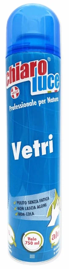 CHIARO LUCE Vetri Spray 300 ml Detergenti Casa Set 6